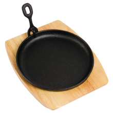 wholesale cookware sets Round skillet fry pan cast iron sizzle plate